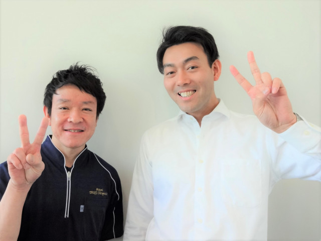 患者さまとの2ショット写真